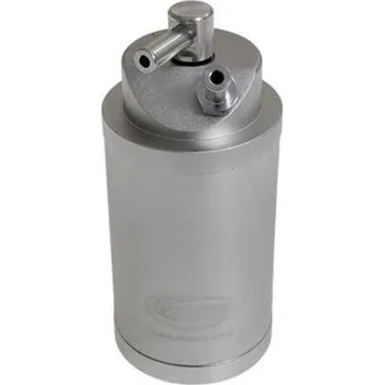 Olejové čerpadlo SIMOTA Racing Oil catch tank, zachyt. olejová nádoba 0.6L 10mm Simota stříbrná