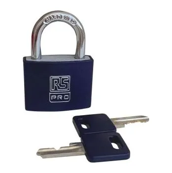 Visací zámek Ne Visací zámek stejné klíčování, Hliník, ocel Vnitřní, venkovní 6mm třmen, Fialová