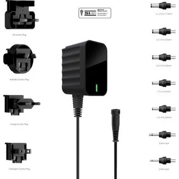 Adaptér AC/DC, výstup: 12V dc 600mA 7.2W, Austrálie, Evropská, UK, USA pro zdravotnictví