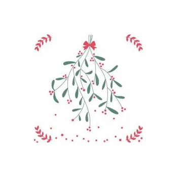 Papírový ubrousek Ubrousek P 33x33 vánoční MES100913