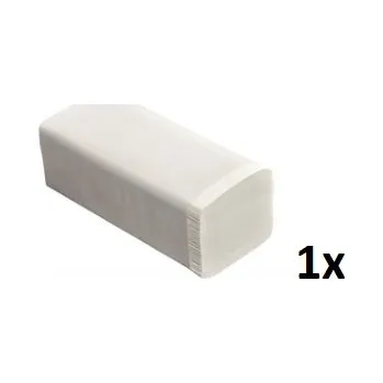 Papírový ručník Papírové ručníky Z-Z 2vrst.bílé, 1 karton (20bal)