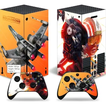Obal na herní konzoli Xbox series X polep Star Wars Squadrons