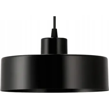 BERGE Stínidlo na lustr, střední hrnek, šířka 20 cm, ČERNÁ K005