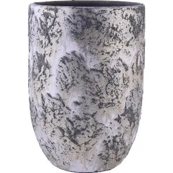 Váza Váza keramická BARREIRO, pr.19x30cm, zlatá|DIRTY GOLD|Ego Dekor