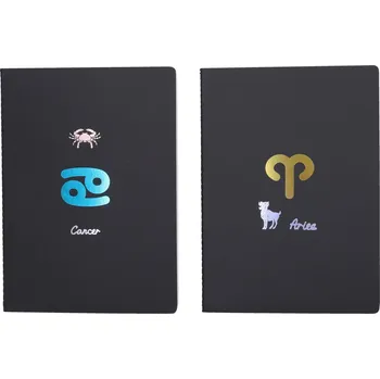 Notes 18,5x25,5 cm, 34 bílých linkovaných stran - Zodiac