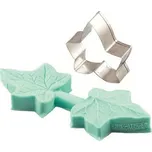 Žilkovač a vykrajovátko list břečťanu 3x4cm - Silikomart Silikomart