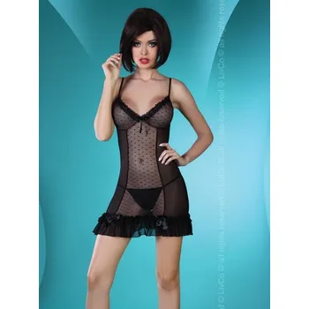 Dámská erotická košilka Dámská košilka Belvia chemise + tanga ZDARMA! - LivCo Corsetti L/XL