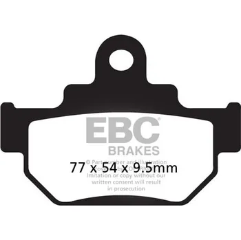 Brzdová destička BRZDOVÉ DESTIČKY CARBON TT DIRT SUZUKI DR 600 R 1986-1991