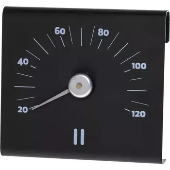 Teploměr do sauny Rento AL - 20-120°C, 15x14x3cm, tmavě hnědý, hliníkové tělo, estetický, praktický, 0.241kg (176349)