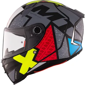 Helma na motorku MT Helmets Integrální helma na motorku MT REVENGE 2 S Light CO lesklá černo-červeno-žlutá 2XL