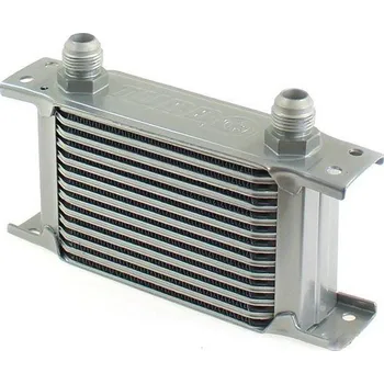Chladič motoru Chladič oleje TurboWorks Slim Line 13-řádků 140x100x50 AN10 stříbrný