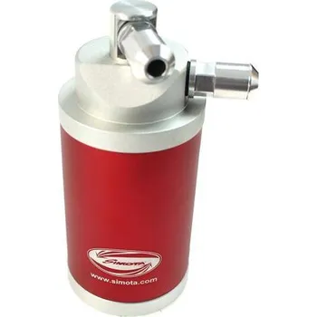 Olejové čerpadlo SIMOTA Racing Oil catch tank, zachyt. olejová nádoba 0.9L 18mm / 25mm Simota PRO červená