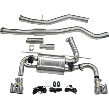 Zadní díl výfuku TurboWorks CatBack výfukový systém BMW (F32 F33 F36) 420 425 428 430 2.0T N20 B48 14+ Active