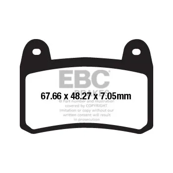 Autodíl BRZDOVÉ DESTIČKY FA SER ORGANIC BENELLI TRK 251 2019-2018