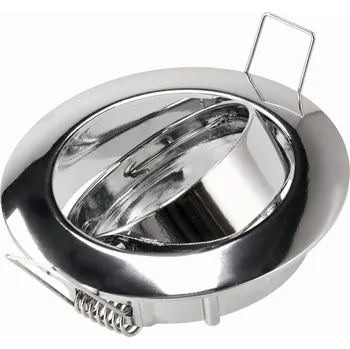 BERGE Halogenové pohyblivé svítidlo kulaté chromové 9692