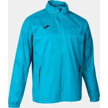 Dívčí bunda Pánská/Chlapecká sportovní bunda JOMA MONTREAL RAINCOAT FLUOR TURQUOISE Velikost: M, Barva: FLUOR TURQUOISE