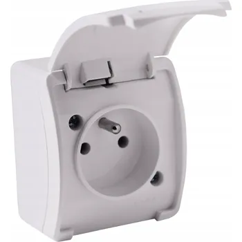 BERGE Jednoduchá hermetická zásuvka pro povrchovou montáž 8801