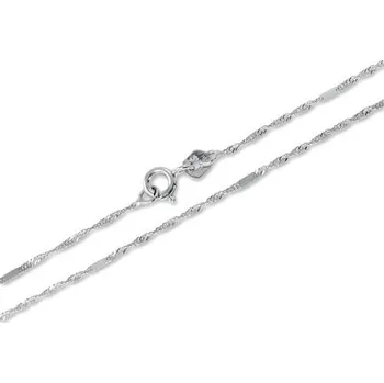 Řetízek Brilio Zlatý řetízek Lambáda s destičkami 42 cm 271 115 00248 07 + 2 měsíce na vrácení zboží