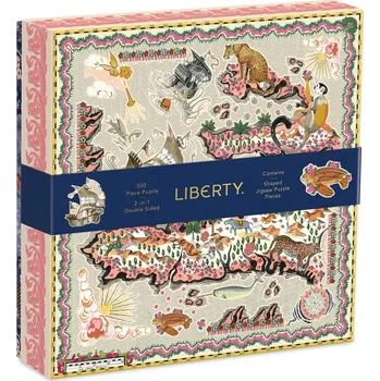 Puzzle GALISON Oboustranné puzzle 2v1 Liberty Maxine London 500 dílků