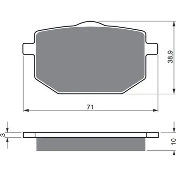 Auto-moto Brzdové destičky GOLDFREN 029 S3 029 S3