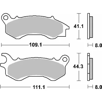 Brzdová destička SBS brzdové destičky KH603 STREET STANDART keramické barva černá HONDA NSC/PCX/SCV, PEUGOET DJANGO přední (SBS brzdové destičky KH603 STREET STANDART keramické barva černá HONDA NSC/PCX/SCV, PEUGOET DJANGO přední)