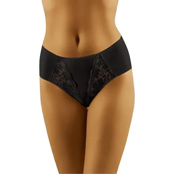 Dámská móda Dámské kalhotky Eco-Li Black - Wol-Bar XXL