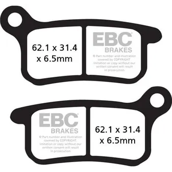 Brzdová destička BRZDOVÉ DESTIČKY CARBON TT DIRT KTM SX 65 2002-2023