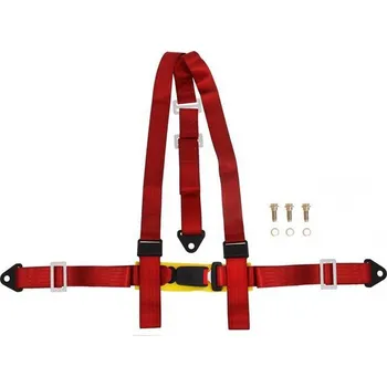 Návlek na bezpečnostní pás JB SPORT Bezpečnostní pásy 3-bodové - červené E4
