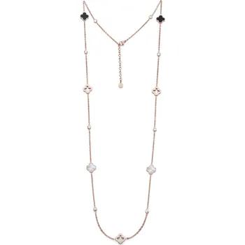 Šperk Oliver Weber Luxusní dlouhý náhrdelník s kubickými zirkony Delight Freedom 12377RG + 2 měsíce na vrácení zboží