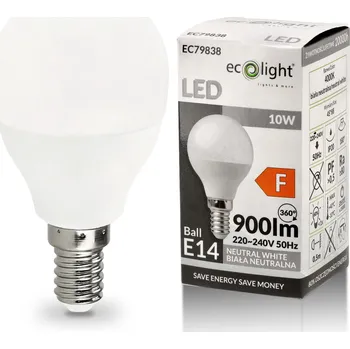 Žárovka BERGE LED žárovka G45 - E14 - 10W - neutrální bílá EC79838