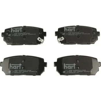 Brzdová destička Sada brzdových destiček, kotoučová brzda HART 225 741