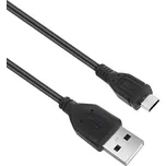 Solight USB kabel, USB 2.0 A konektor - USB B micro konektor, sáček, 1m
