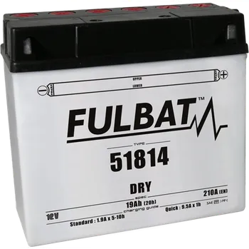Motobaterie Konvenční motocyklová baterie FULBAT 51814 Včetně balení kyseliny 2H207203