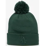 Čepice New Era Los Angeles Dodgers MLB Wmns Knit Medium Metallic Bobble Beanie Dark Green Universal