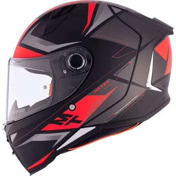 Helma na motorku MT Helmets Integrální helma na motorku MT REVENGE 2 S HATAX B5 černo-šedo-červená L