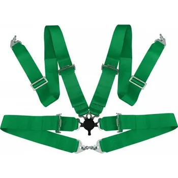 Návlek na bezpečnostní pás JB SPORT Bezpečnostní pásy 4-bodové - zelené 3" Quick
