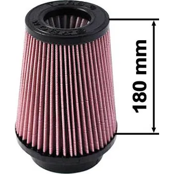 Vzduchový filtr Sportovní vzduchový filtr TURBOWORKS - universál, červený H:180mm DIA:80-89mm Vyberte průměr vstupu:: 89mm