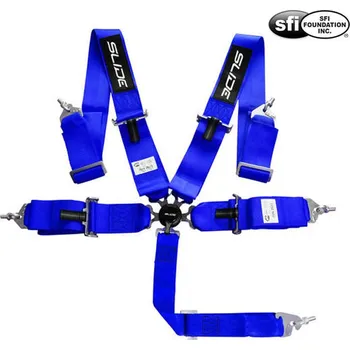 Návlek na bezpečnostní pás Bezpečnostní pásy 5-bodové SLIDE Quick 3" modré homologace SFI