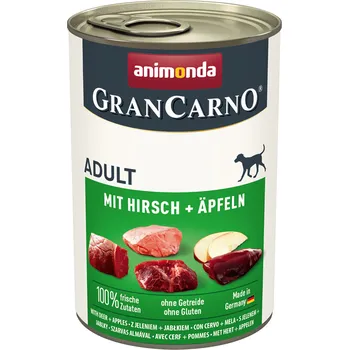 Krmivo pro psa ANIMONDA GranCarno Adult Dog Příchuť: jelen a jablko 400g