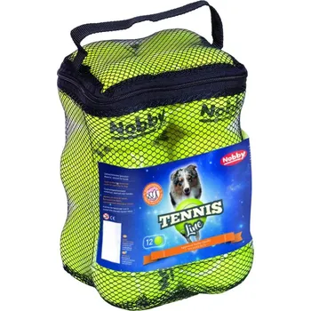 Hračka pro psa Nobby Tennis Line hračka tenisový míček žlutý M 6,5cm 12ks