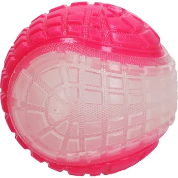 Hračka pro psa Dog Comets Dark Moon svítící míč růžový L/10cm