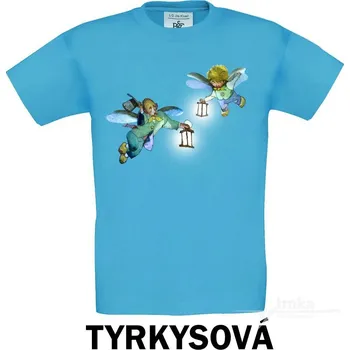 Chlapecké tričko Tričko dětské KR, Broučci Barva: Tyrkysová, Velikost: 158