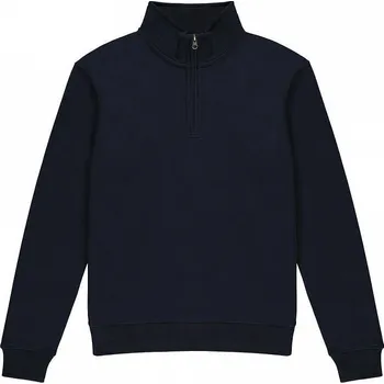 Pánská mikina Kustom Kit Pánská mikina se 1/4 zipem a kadetovým límečkem Barva: Modrá námořní tmavá, Velikost: XS