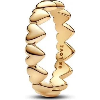Prsten Prsten PANDORA Řada zlatých srdcí 60 163427C00-60
