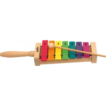 Perkuse Goldon diatonický metalofon v barvách Boomwhackers 7 kamenů