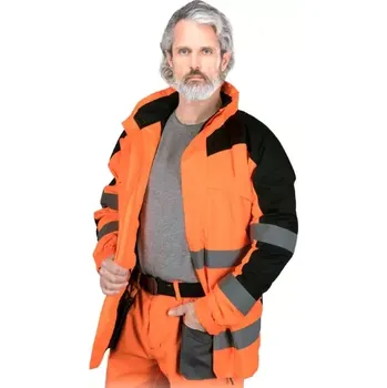 Pracovní oblečení Leber&Hollman TORTON reflexní bunda oranžová