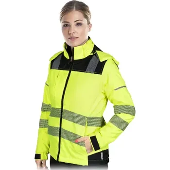 pracovní bunda Leber&Hollman VOLTER LYB reflexní zimní bunda žlutá