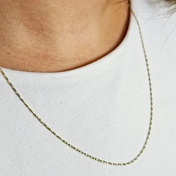 Řetízek Ráj snubních prstenů | Zlatý řetízek ze žlutého zlata 51 cm - skladem - 4044