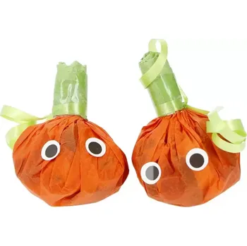 Party dekorace Halloweenské házecí serpentiny - dýně 2 ks