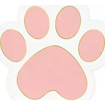 Papírový ubrousek Papírové ubrousky roztomilá kočička - tlapky 12 ks